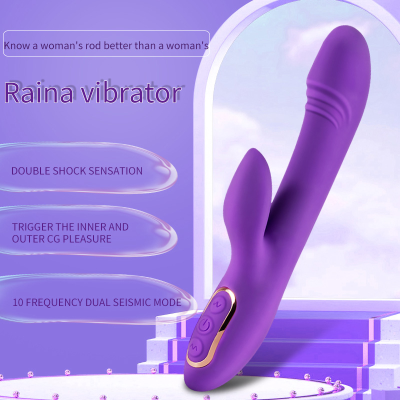 G Spot Rabbit वाइब्रेटर क्लिटोरिस मसाजर महिलाओं के लिए पर्पल (बैंगनी).